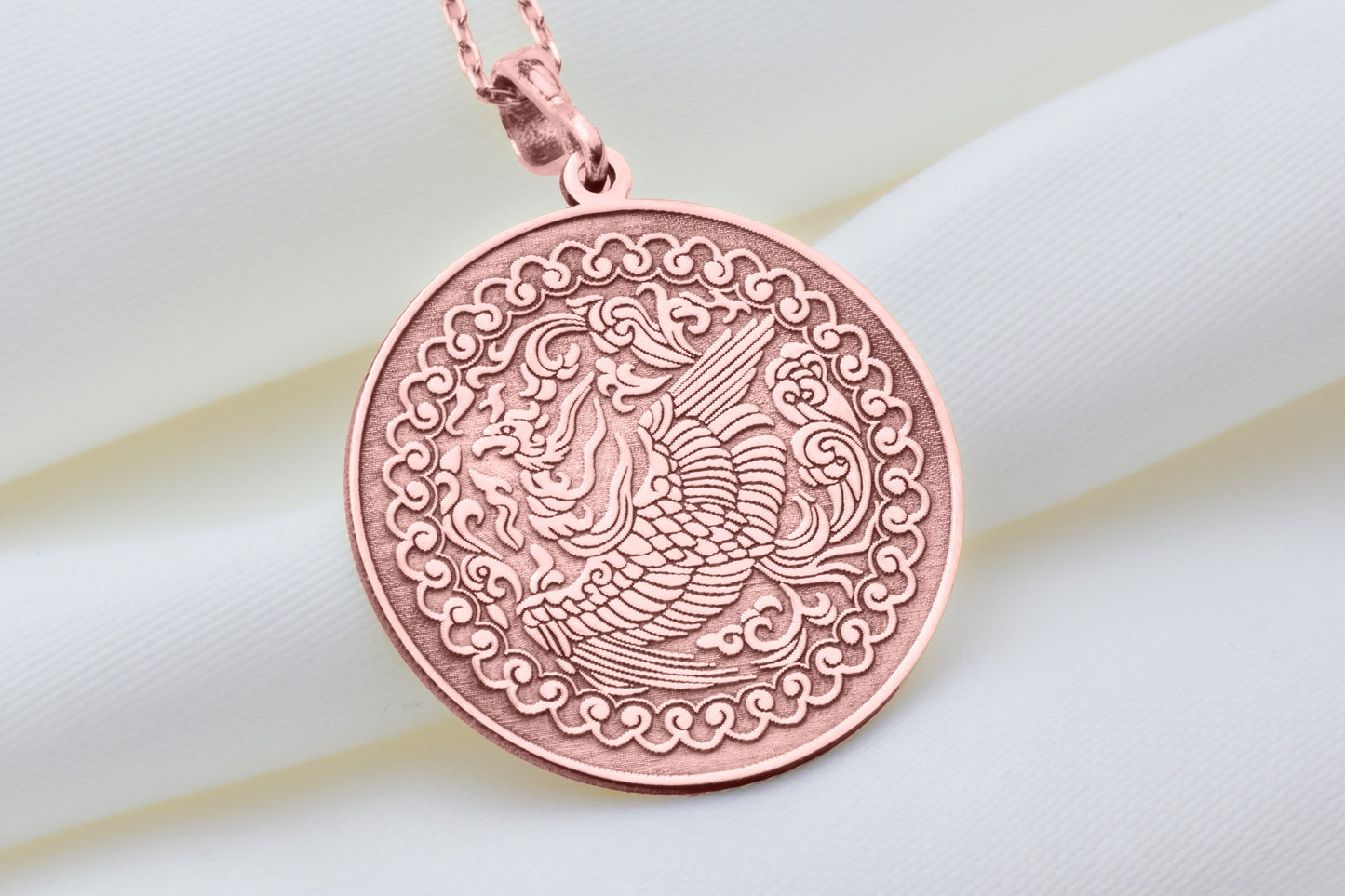Phoenix Pendant, Firebird Necklace