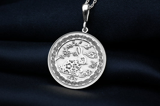Year of the Rabbit Pendant: Chinese Zodiac Charm