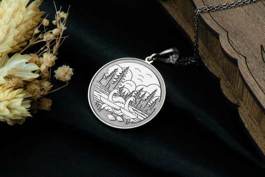 Swan Lake Necklace: Bird Jewelry