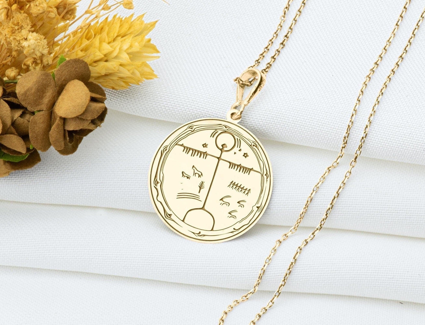 Tengri Necklace: Sky God Pendant