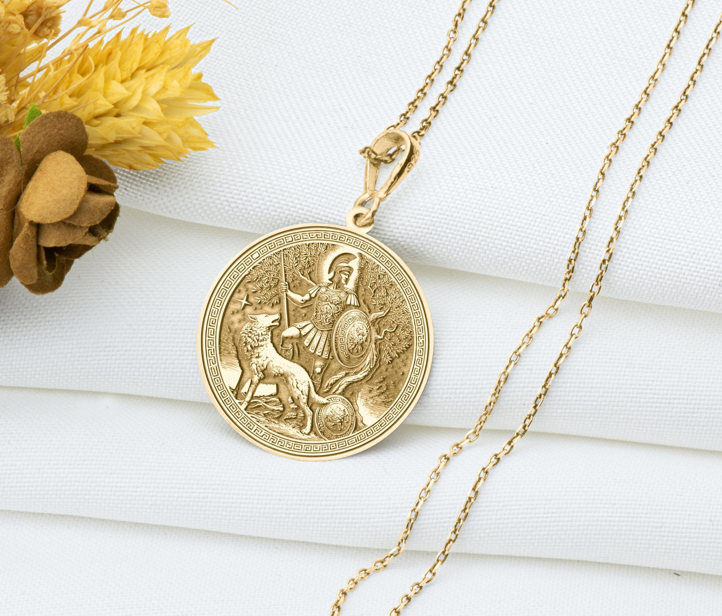 Mars God of War Pendant: Roman Warrior Necklace