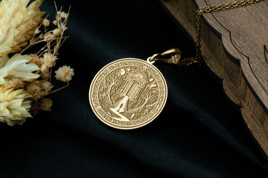 Ereshkigal Gate Necklace: Underworld Portal Amulet, Descent Talisman, Mesopotamian Charm