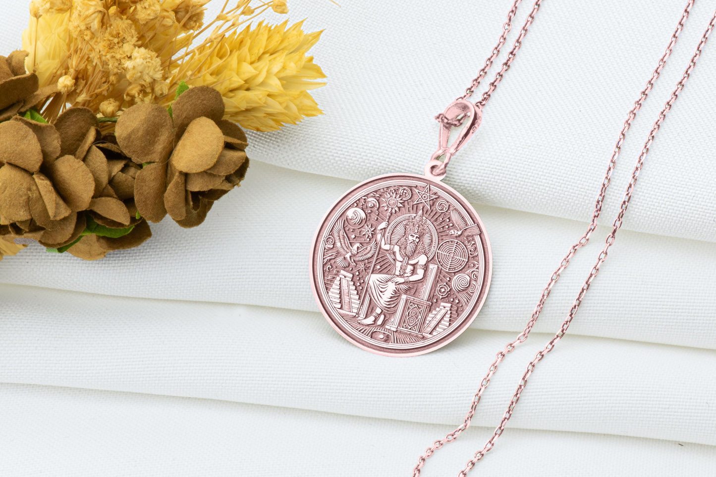 Anu Pendant: Sumerian Sky God Necklace