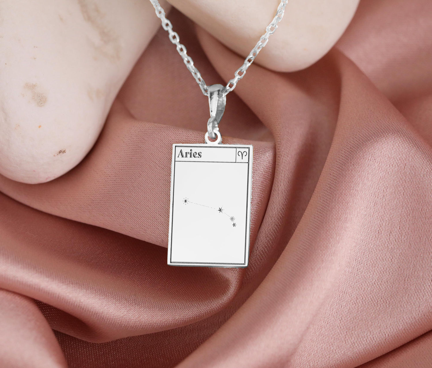 Aries Zodiac Necklace: Fire Sign Astrology Pendant