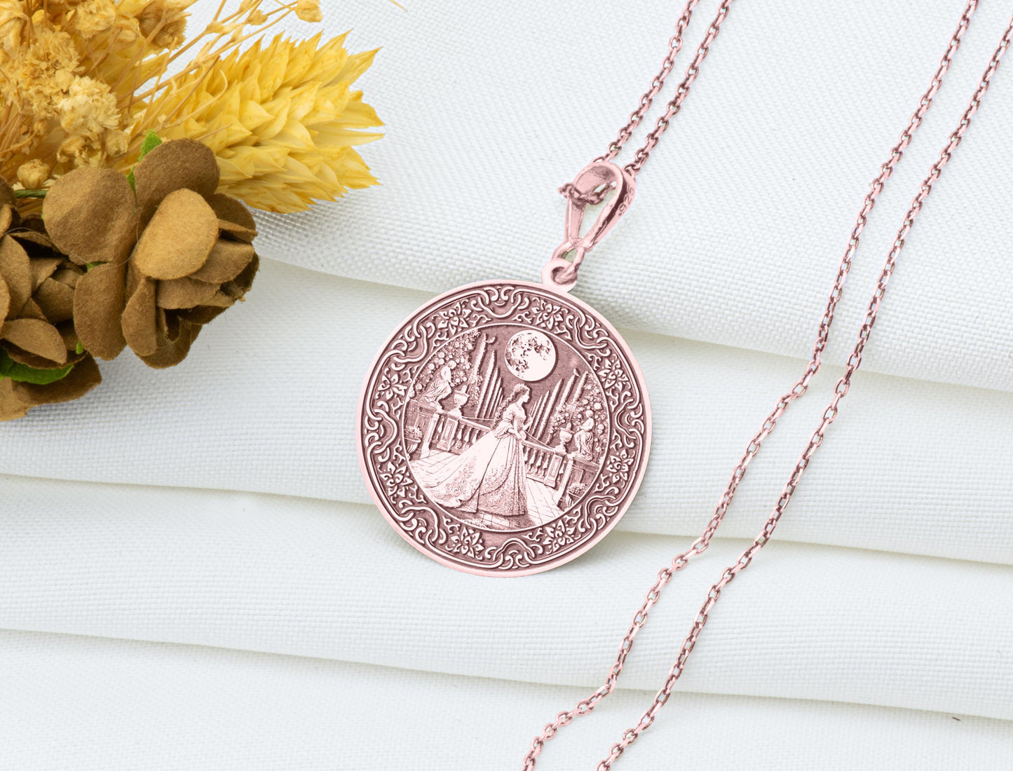 Empress Sisi Pendant: Austrian Royal Necklace, Regal Grief Charm