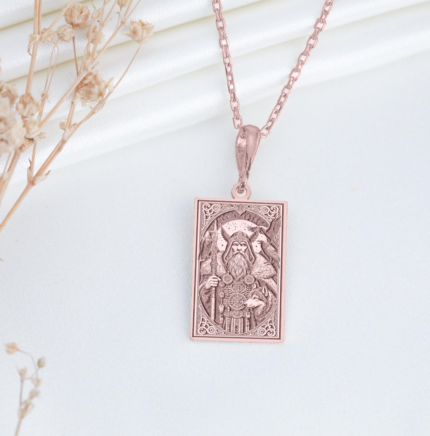 Odin Pendant: Norse War God Necklace, Wisdom Talisman, Wisdom Charm