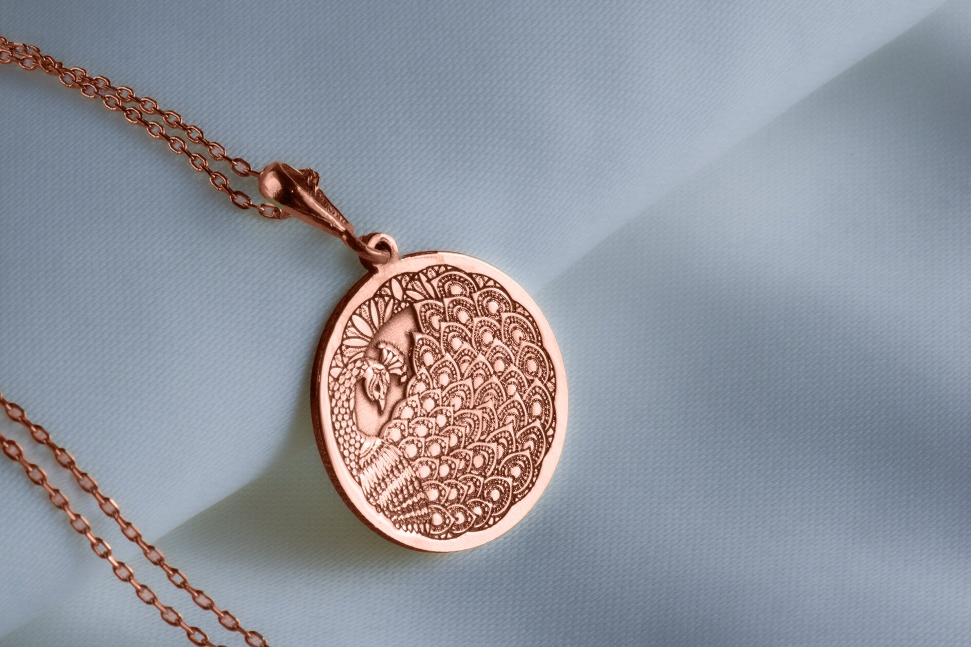 Peacock Pendant Necklace