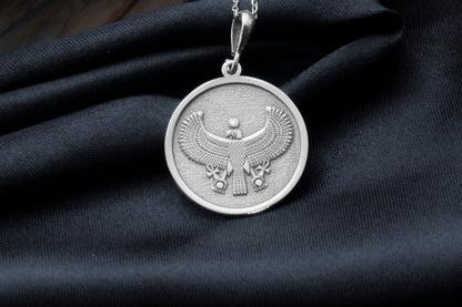 Horus Falcon Pendant: Ancient Egyptian God Necklace