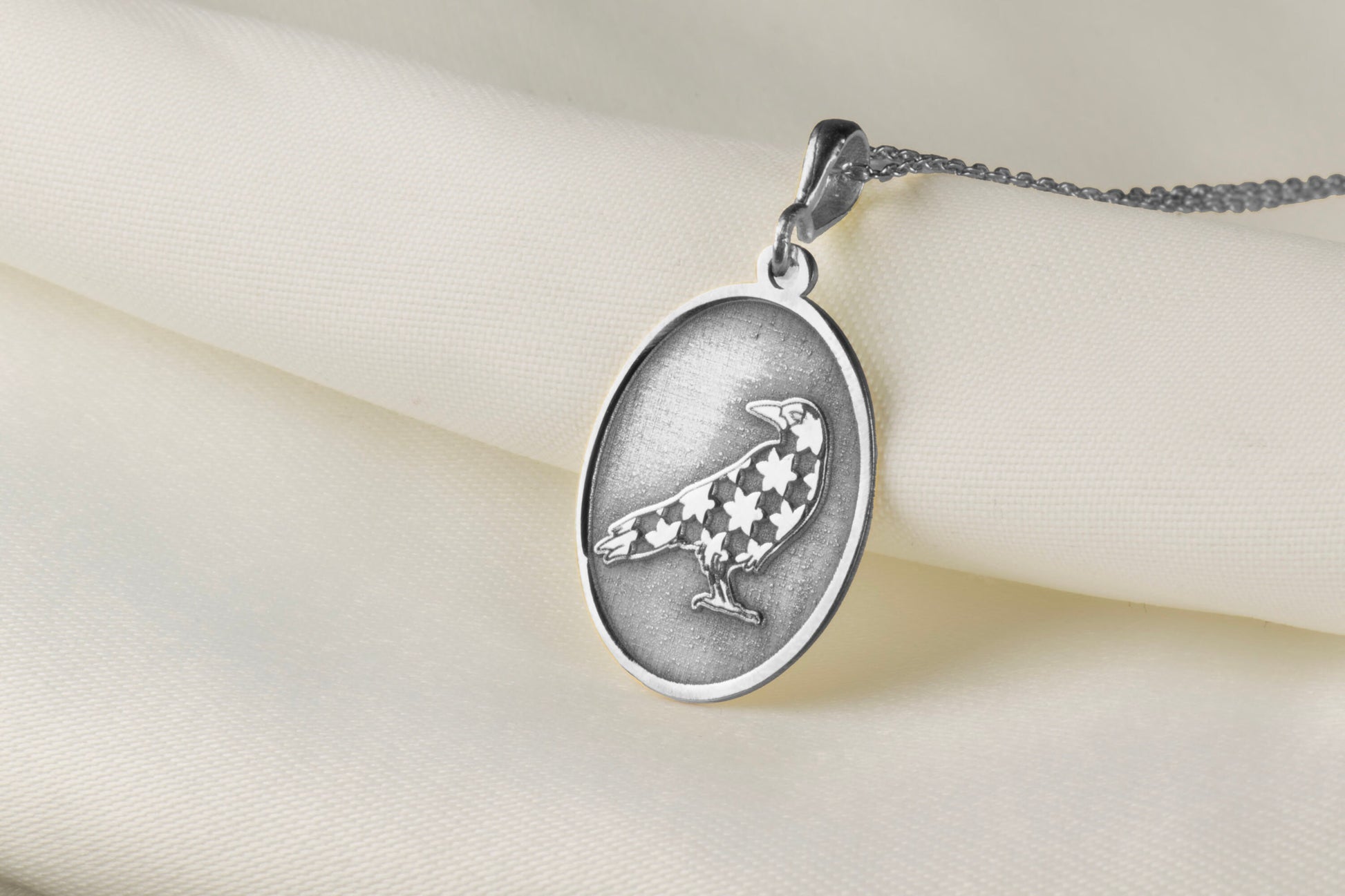 Raven Pendant: Mystic Bird of Wisdom Necklace