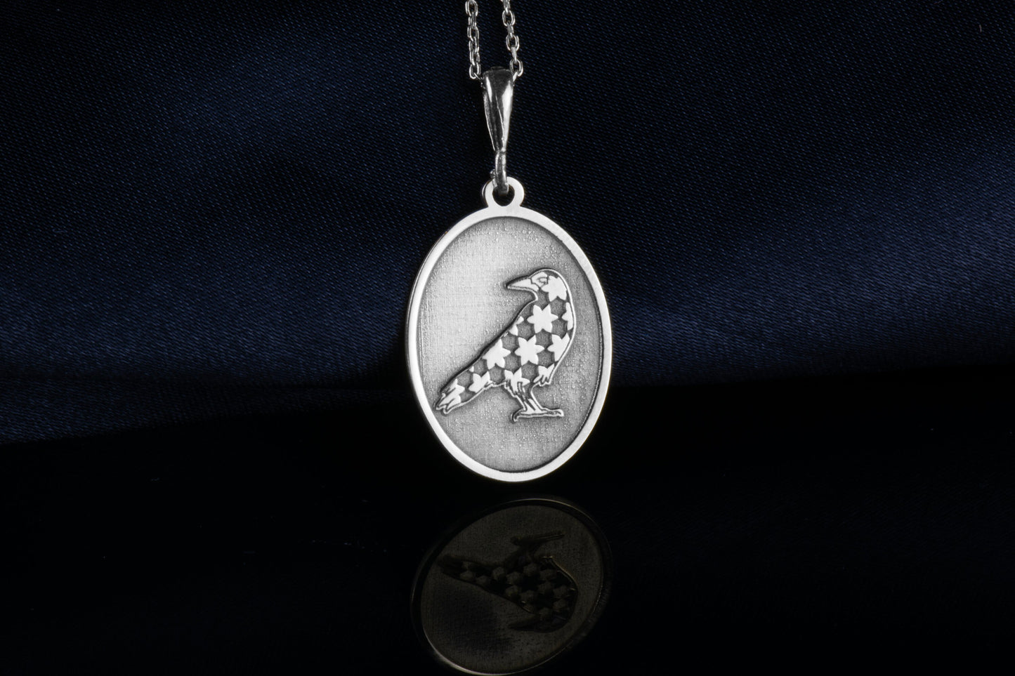 Raven Pendant: Mystic Bird of Wisdom Necklace
