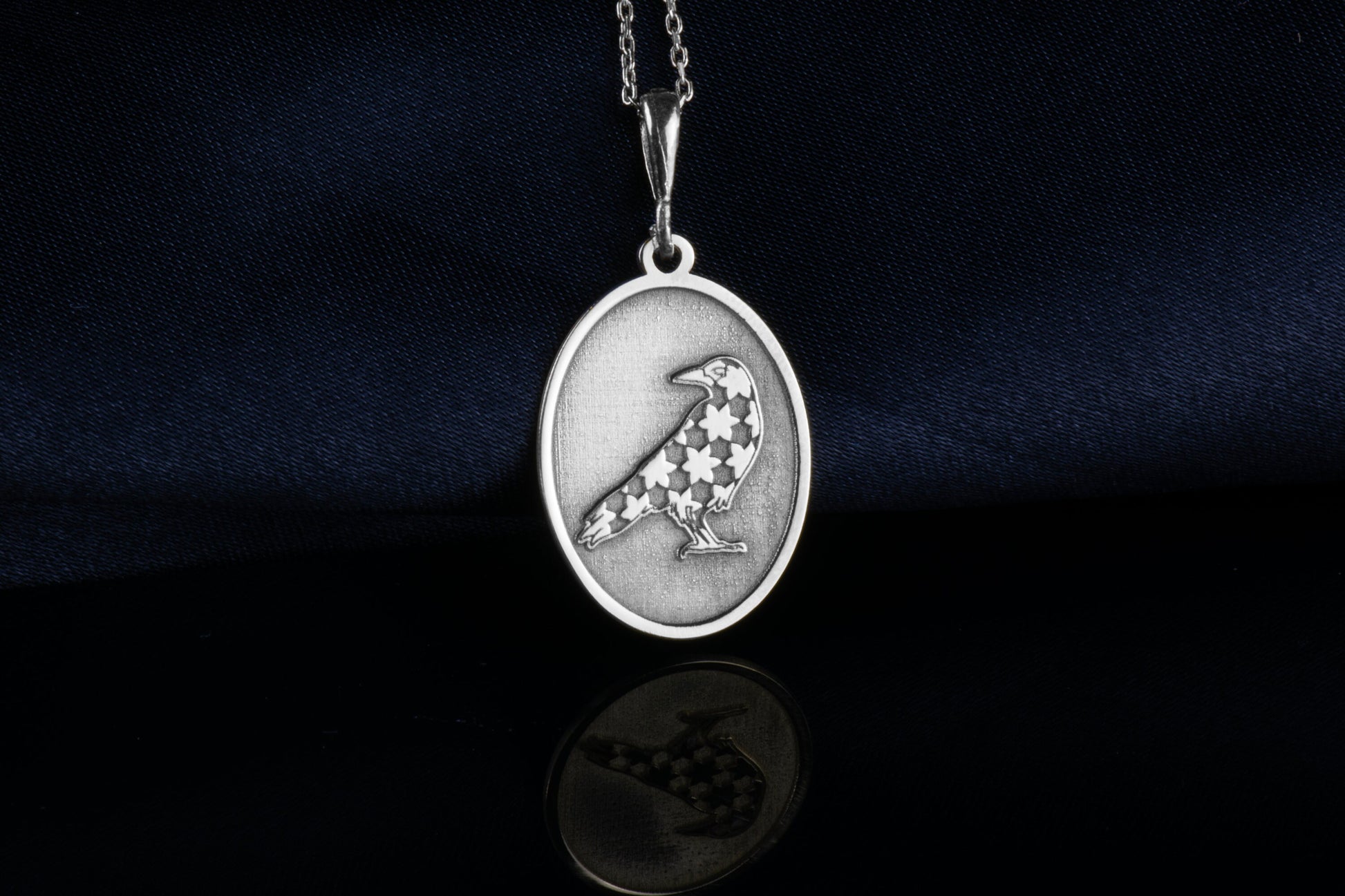 Raven Pendant: Mystic Bird of Wisdom Necklace