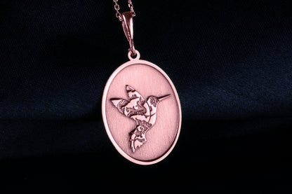 Bee Eater Pendant: Colorful Bird Necklace, Sacred Freedom Charm, Nature Spirit Talisman