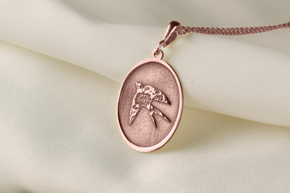 Swallow Bird Pendant Necklace