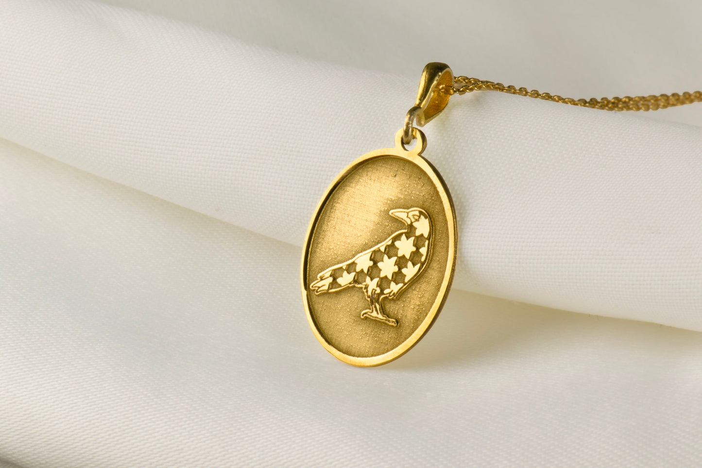 Raven Pendant: Mystic Bird of Wisdom Necklace