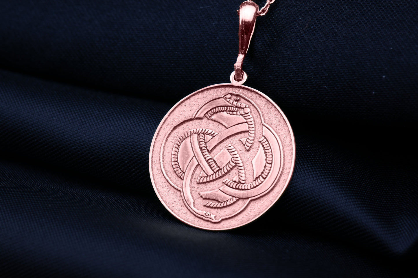 Ouroboros Snake Pendant: Alchemy Amulet, Eternal Unity and Rebirth