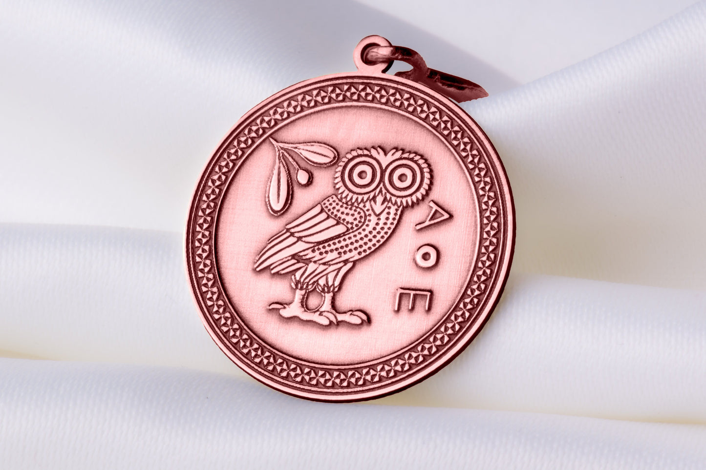 Athena Owl Pendant: Knowledge and Vision Charm, Ancient Protector Necklace