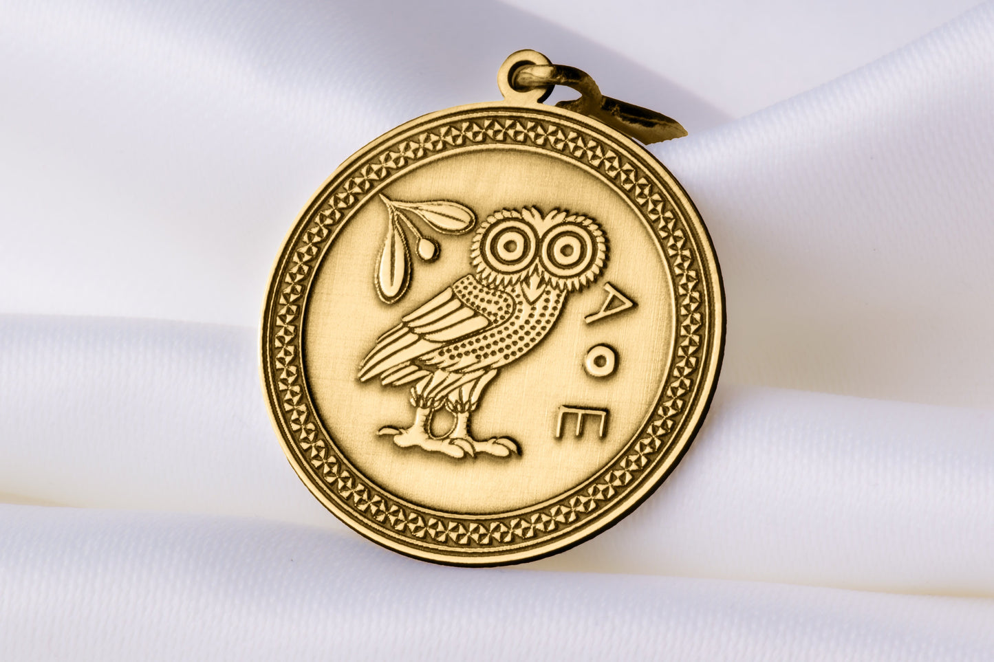 Athena Owl Pendant: Knowledge and Vision Charm, Ancient Protector Necklace