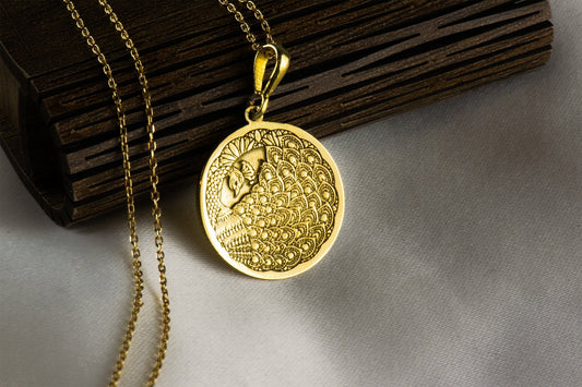 Peacock Pendant Necklace