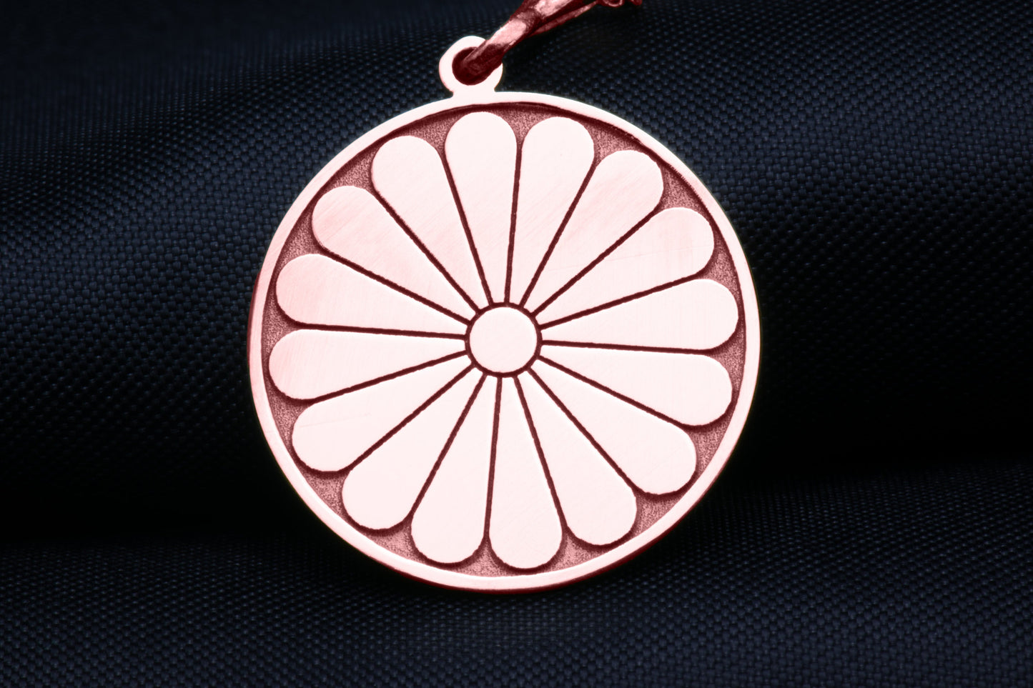 Gold Sun Pendant Necklace: Sterling Silver Daisy Jewelry