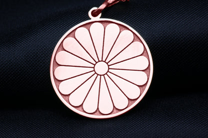 Gold Sun Pendant Necklace: Sterling Silver Daisy Jewelry