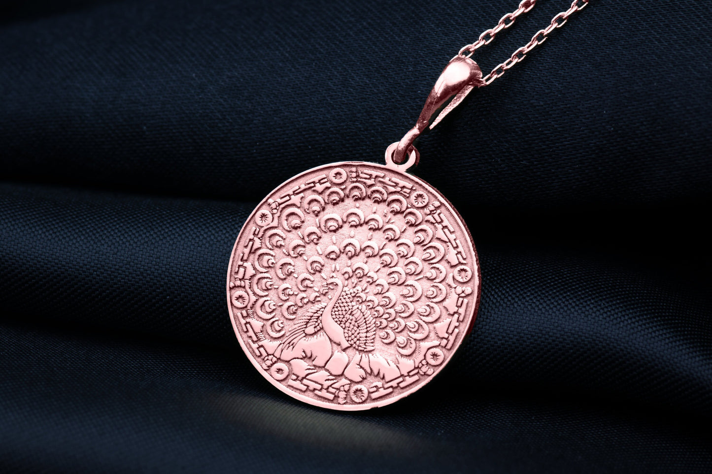 Peacock Pendant: Sacred Amulet Necklace, Renewal & Pride Charm