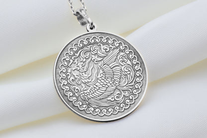Phoenix Pendant, Firebird Necklace