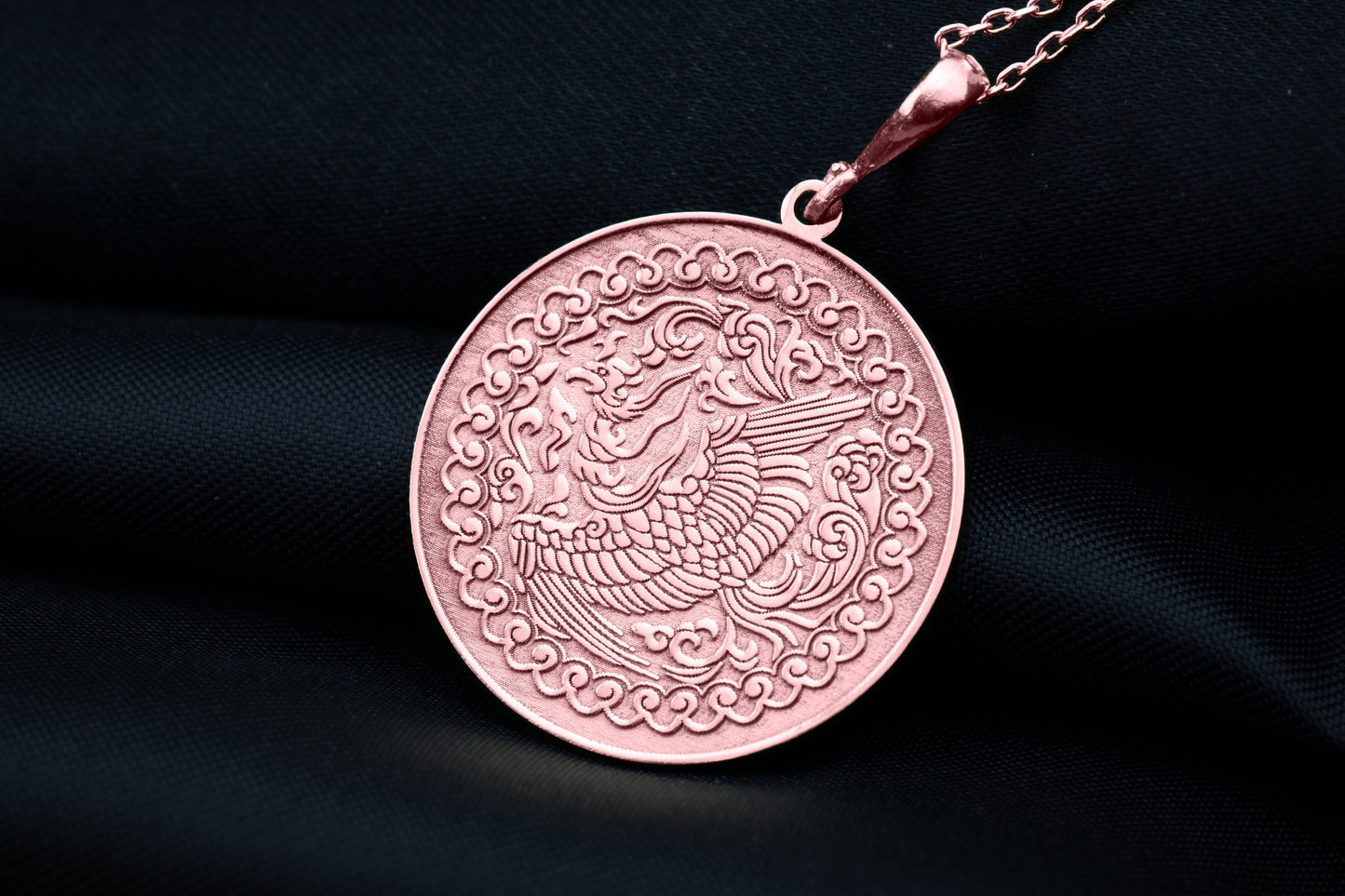 Phoenix Pendant, Firebird Necklace