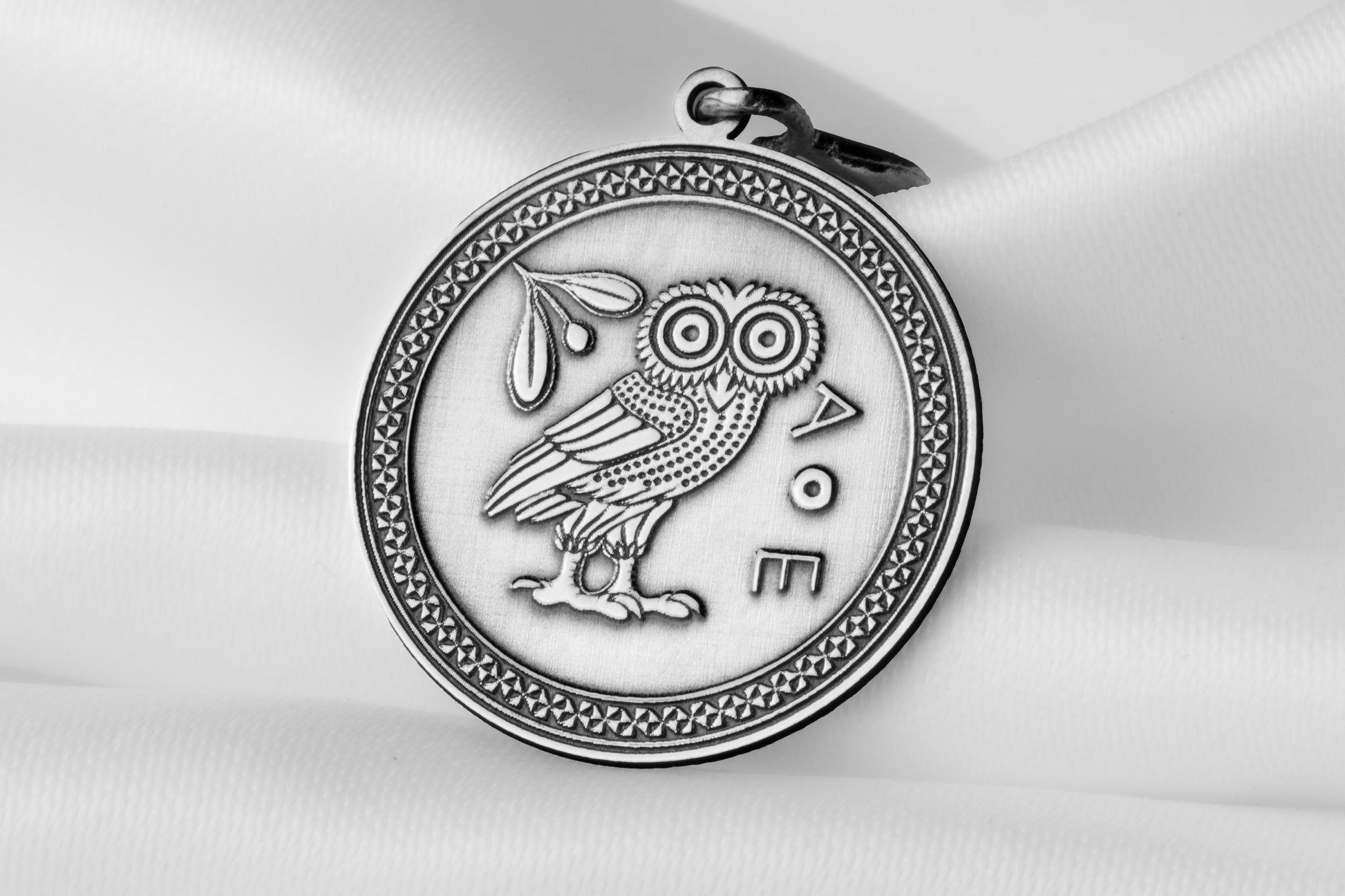 Athena Owl Pendant: Knowledge and Vision Charm, Ancient Protector Necklace