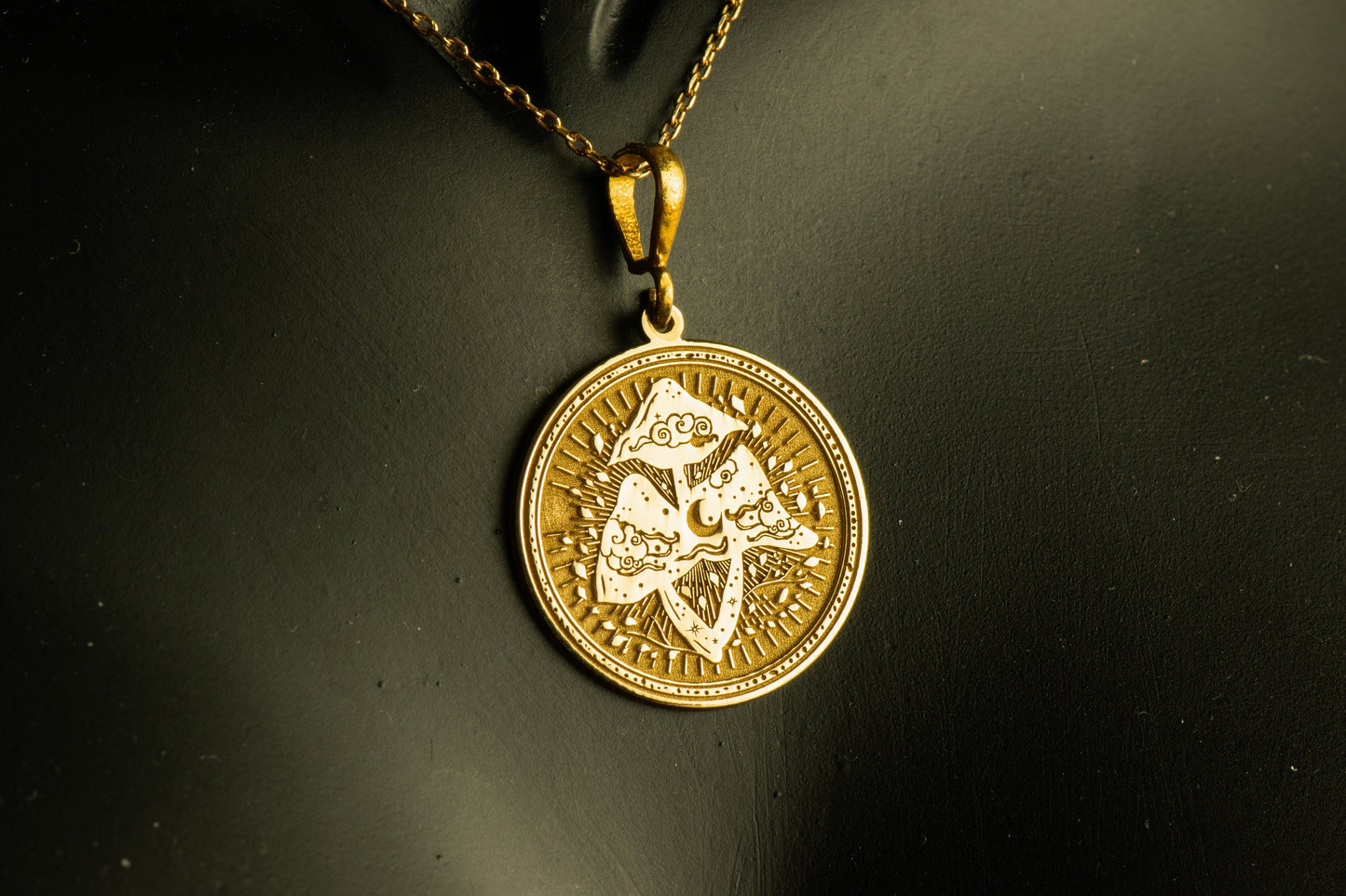 Mushroom Pendant Necklace
