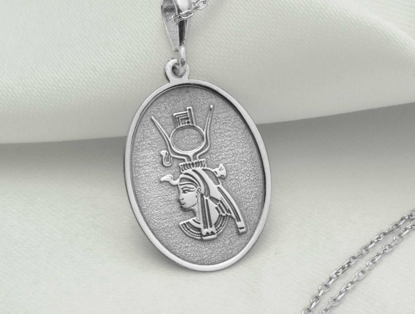Goddess Isis Pendant: Egyptian Mother Goddess Necklace, Sacred Magic Charm, Ancient Protection Amulet