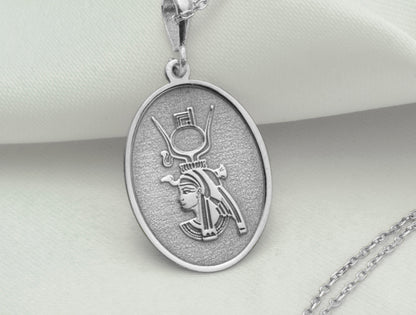 Goddess Isis Pendant: Egyptian Mother Goddess Necklace, Sacred Magic Charm, Ancient Protection Amulet