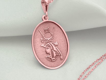 Goddess Isis Pendant: Egyptian Mother Goddess Necklace, Sacred Magic Charm, Ancient Protection Amulet