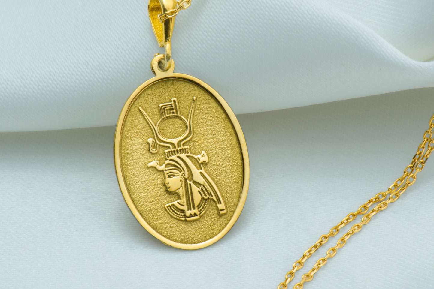 Goddess Isis Pendant: Egyptian Mother Goddess Necklace, Sacred Magic Charm, Ancient Protection Amulet