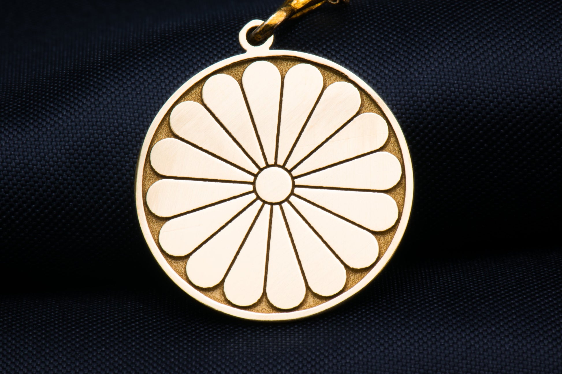 Gold Sun Pendant Necklace: Sterling Silver Daisy Jewelry