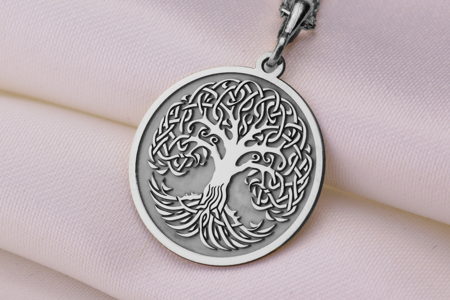 Tree of Life Necklace: Handmade Yggdrasil Pendant