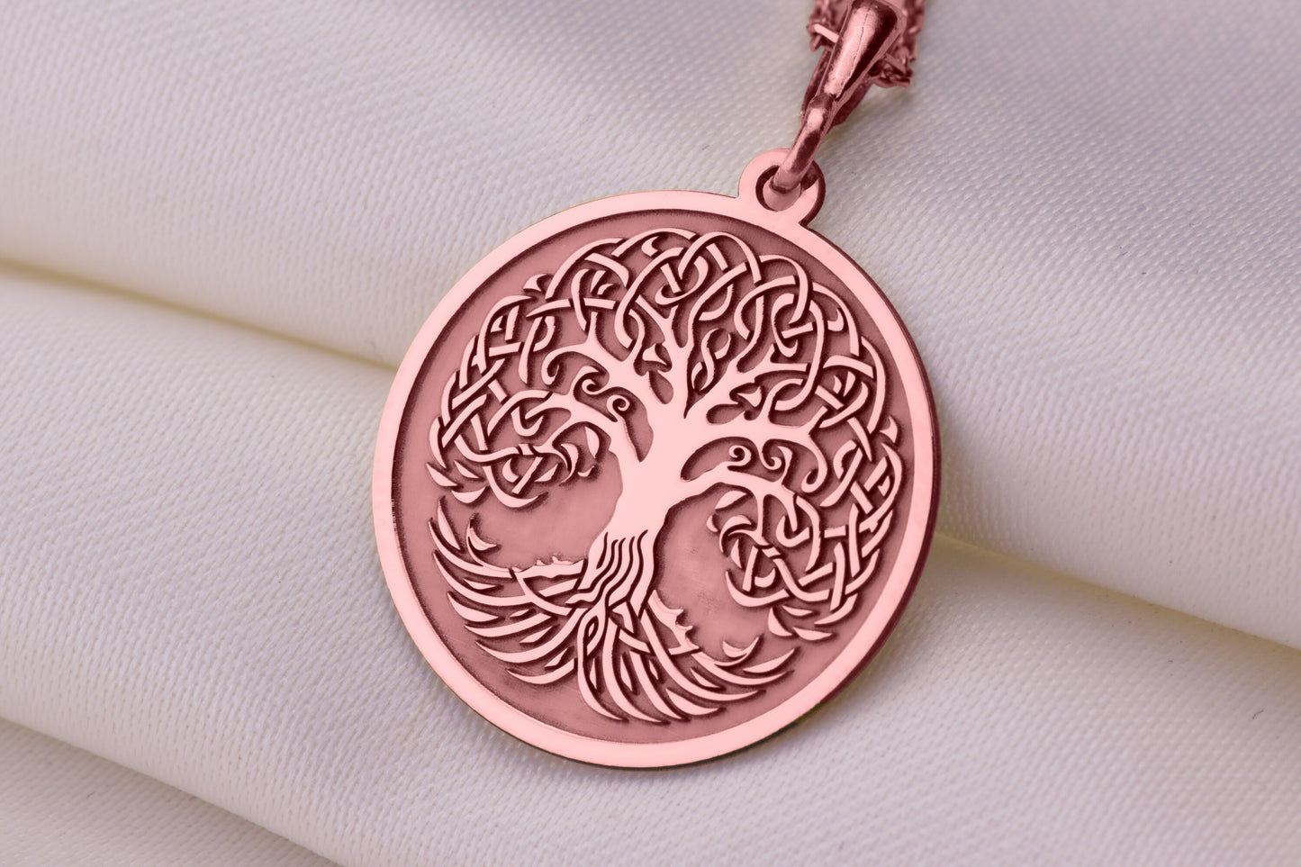 Tree of Life Necklace: Handmade Yggdrasil Pendant