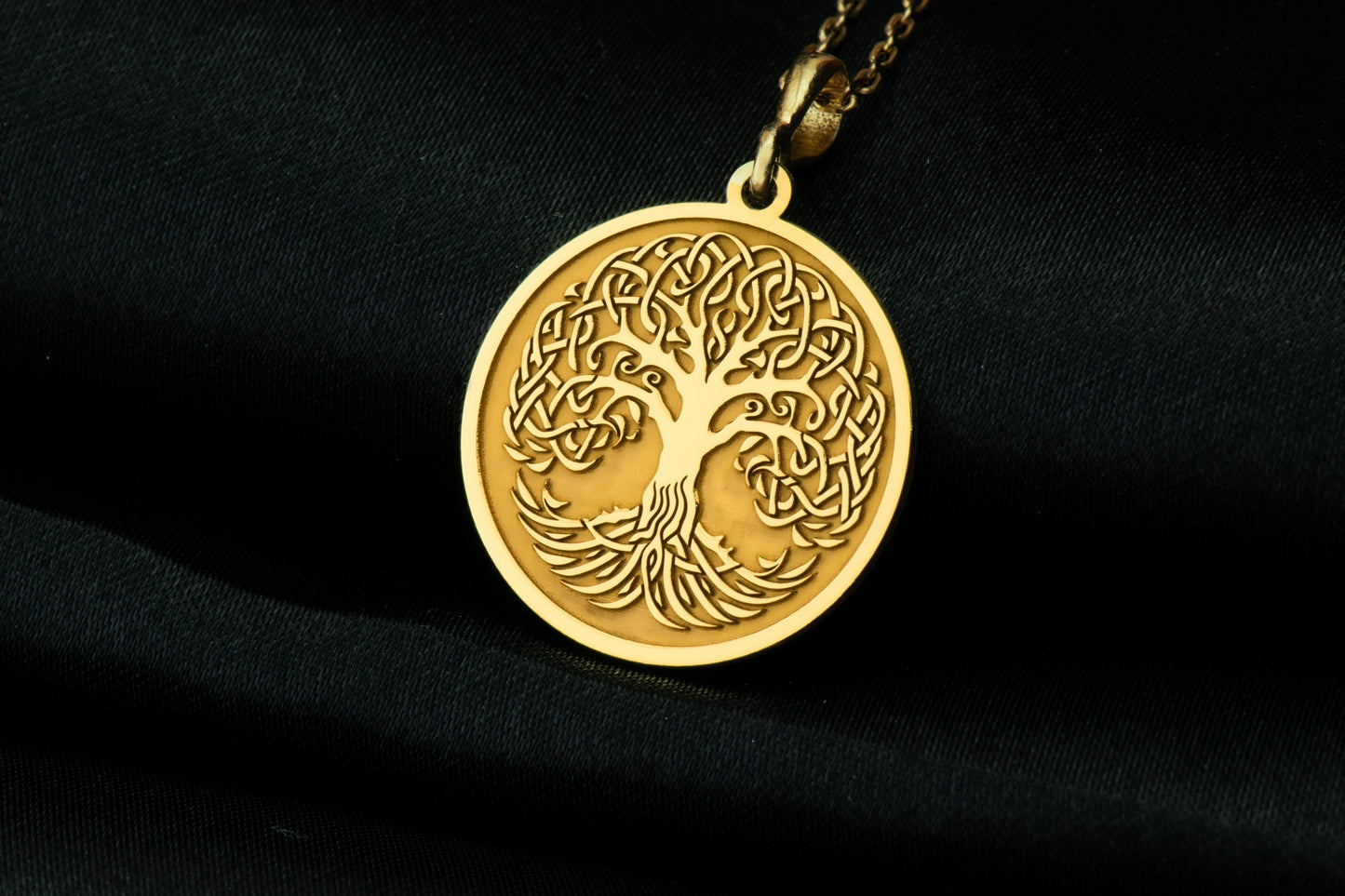 Tree of Life Necklace: Handmade Yggdrasil Pendant