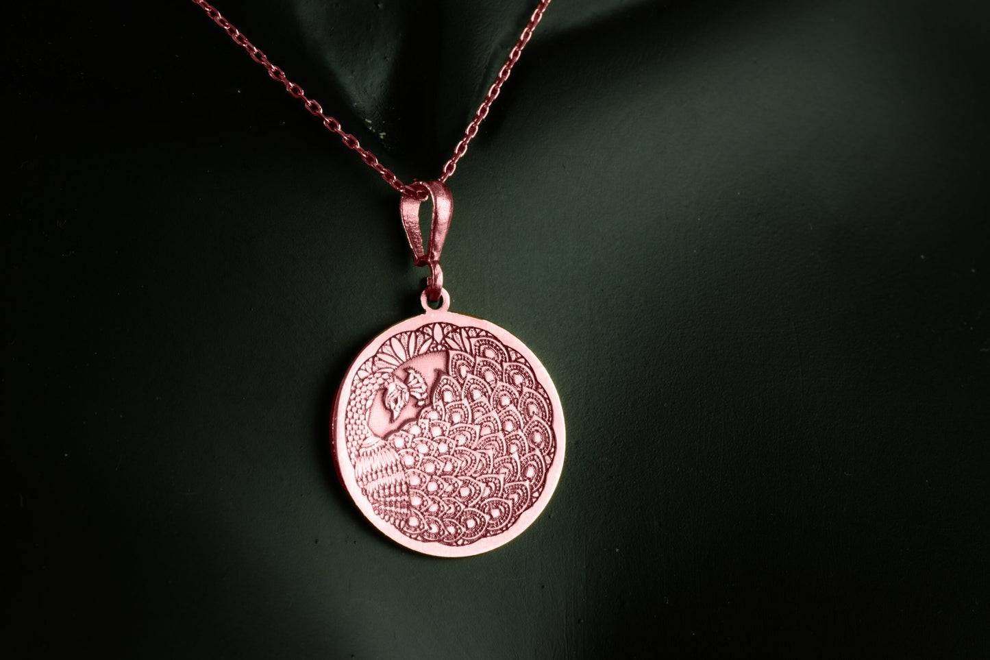 Peacock Pendant Necklace