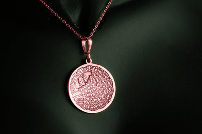 Peacock Pendant Necklace