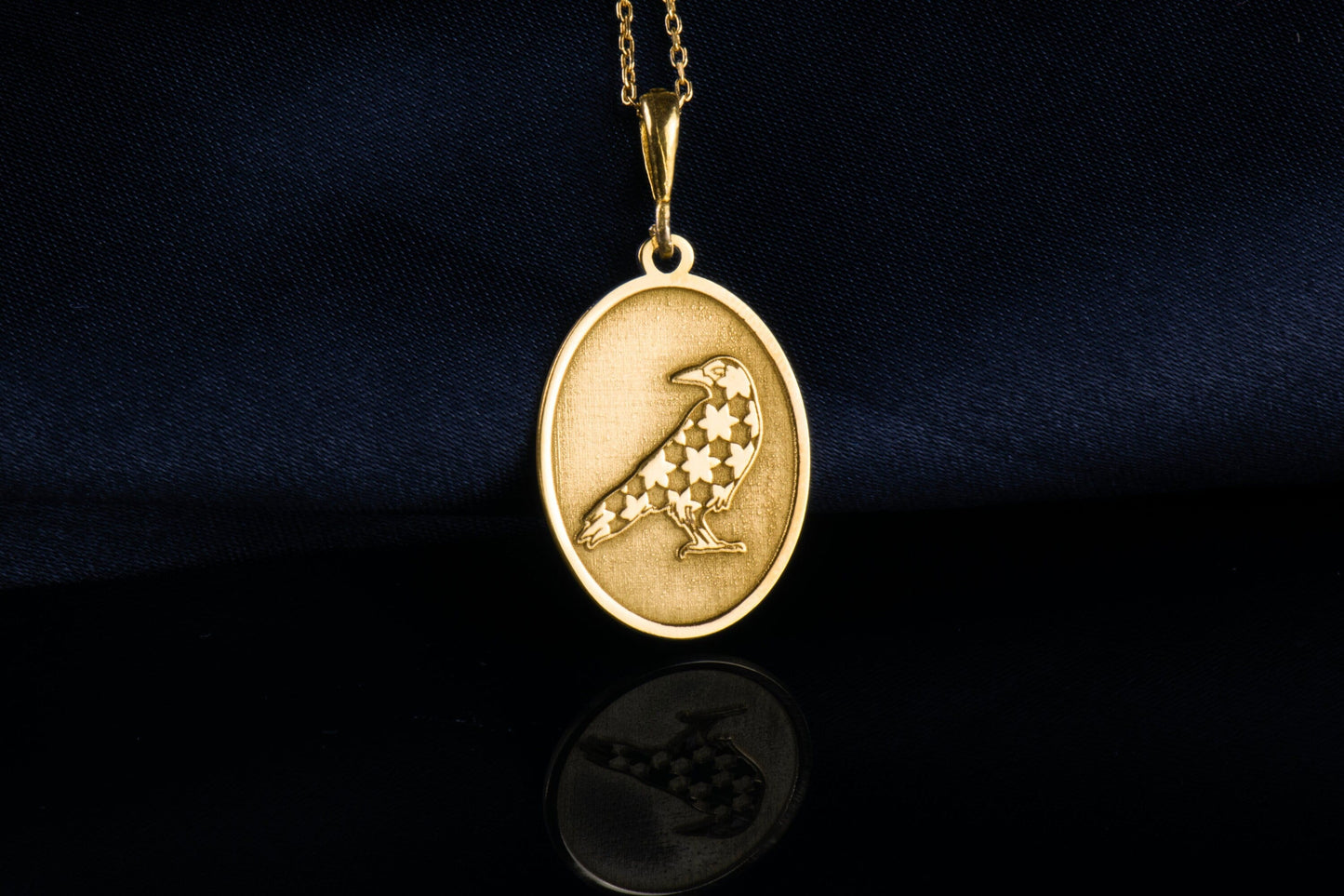 Raven Pendant: Mystic Bird of Wisdom Necklace