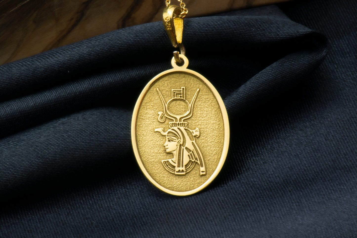 Goddess Isis Pendant: Egyptian Mother Goddess Necklace, Sacred Magic Charm, Ancient Protection Amulet