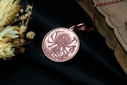 Kali Pendant: Hindu Goddess Necklace, Fierce Feminine Amulet, Liberation Charm, Protective Talisman