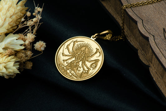 Kali Pendant: Hindu Goddess Necklace, Fierce Feminine Amulet, Liberation Charm, Protective Talisman
