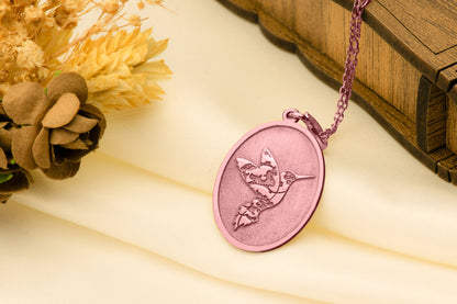 Bee Eater Pendant: Colorful Bird Necklace, Sacred Freedom Charm, Nature Spirit Talisman