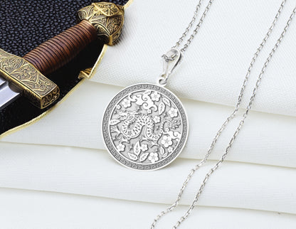 Year of the Dragon Pendant: Chinese Zodiac Necklace