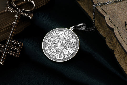 Year of the Dragon Pendant: Chinese Zodiac Necklace
