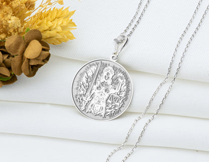 Lady Justice Pendant: Goddess Necklace, Truth & Balance