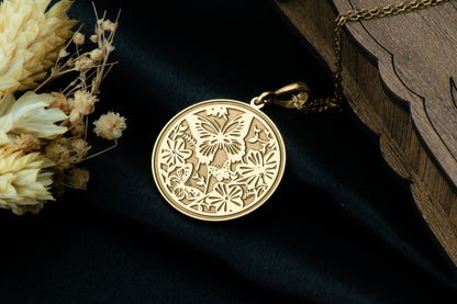 Butterfly Pendant Necklace