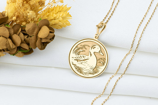 Duck Pendant Necklace