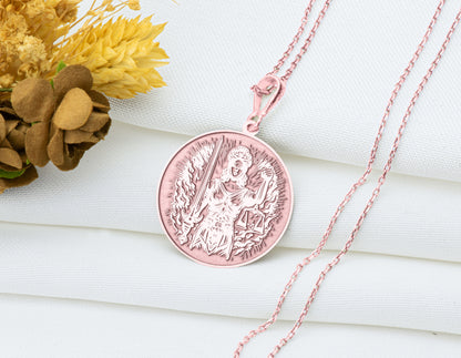 Lady Justice Pendant: Goddess Necklace, Truth & Balance